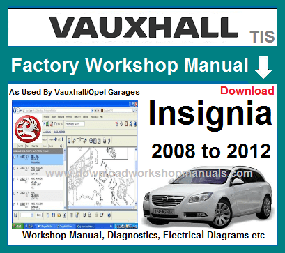 Vauxhall Insignia Workshop Repair Manual